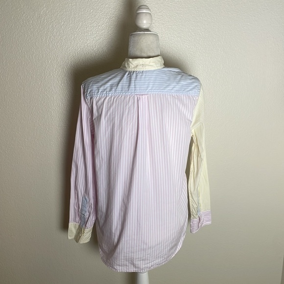 J.Crew - Classic-fit cotton poplin shirt in cocktail stripe - Picture 6 of 8
